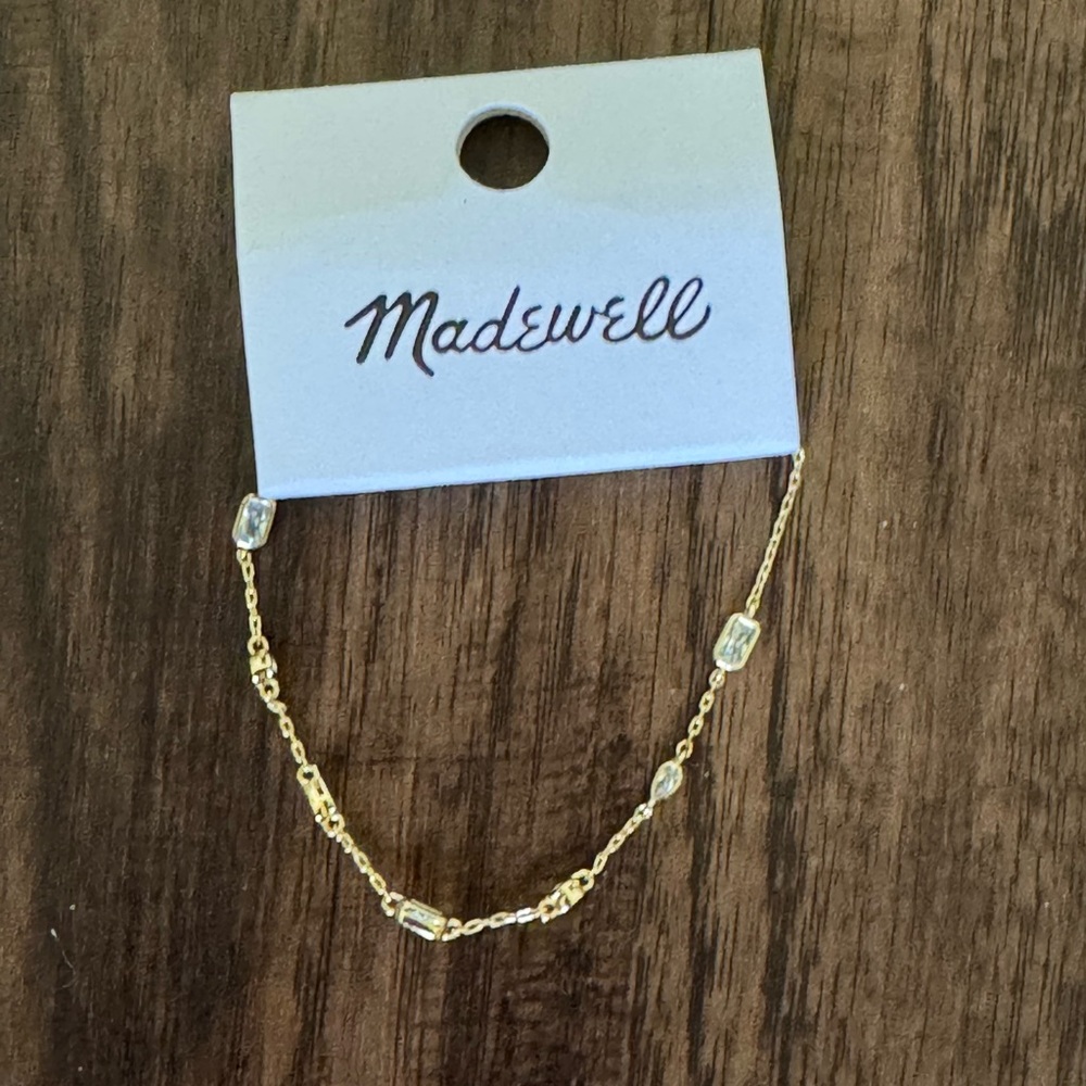 Madewell mixed-cut Crystal station bracelet - Picture 4 of 12